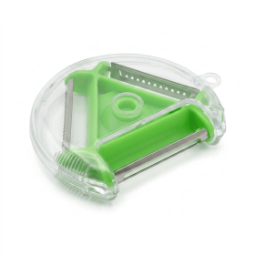 Multi-functional 3-in-1 Vegetable and Fruit Peeler with Stainless Steel Swivel Blades and Ergonomic Non-Slip Handle for Kitchen, Potato, Carrot,